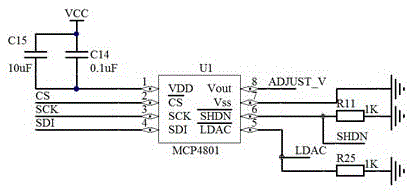 MBUS calorimeter data acquisition controller receiving circuit