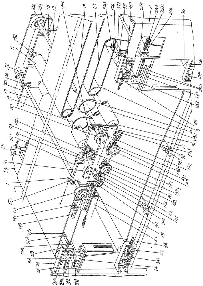 Lapping carriage with cotton pressing function