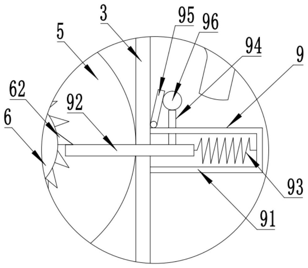 A new energy charging pile automatic take-up device