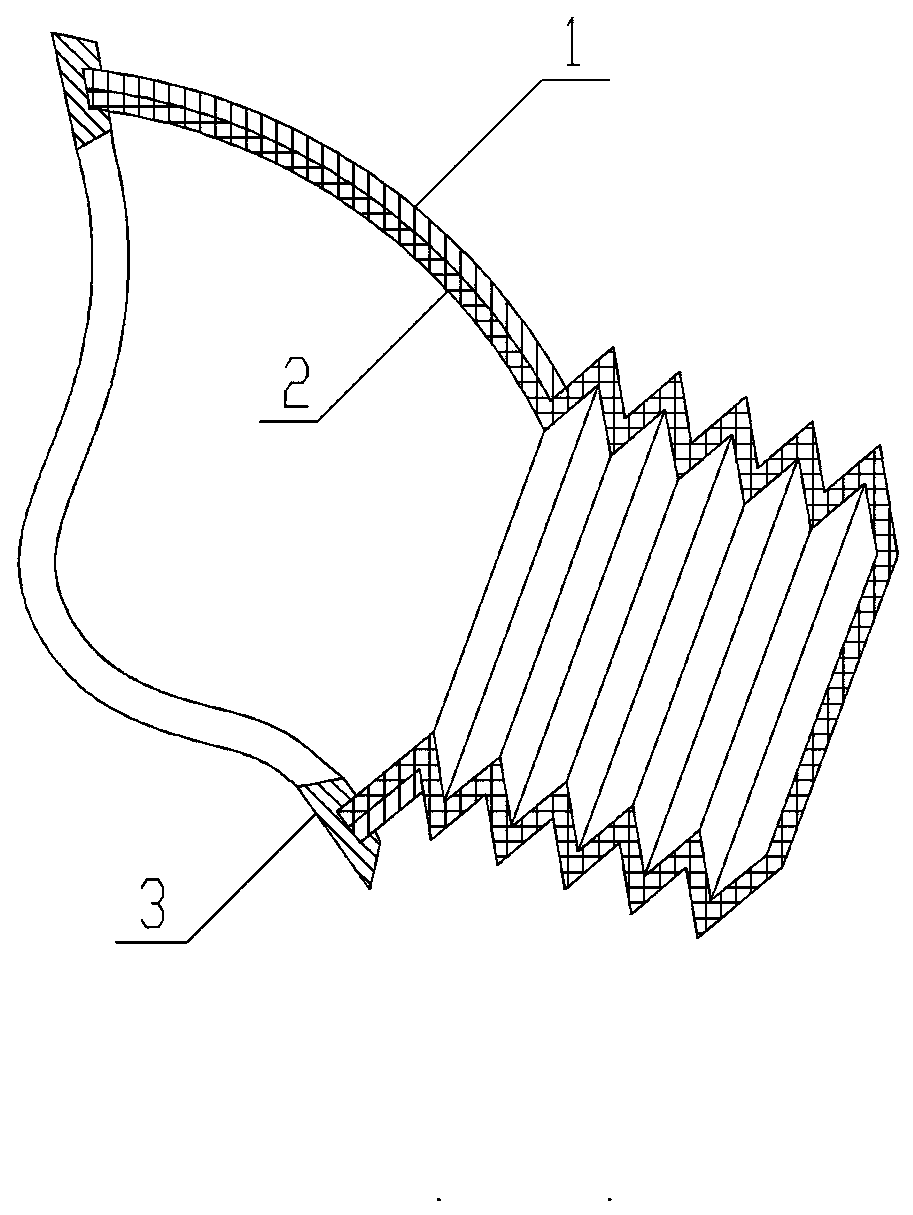 Medical mask with variable filtering area