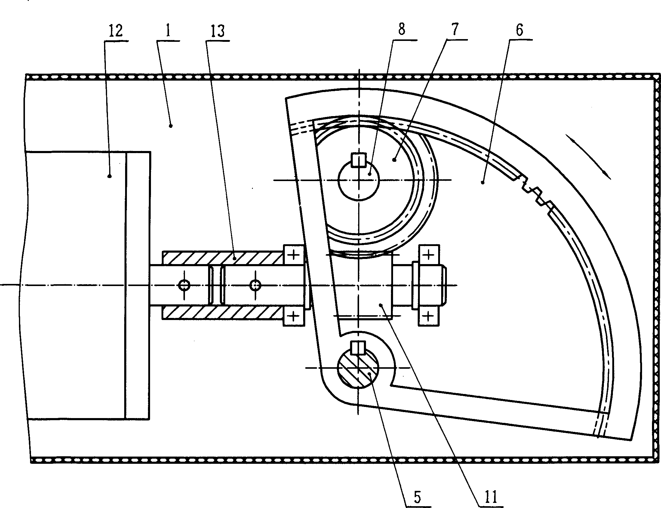 Roating shaft type electric device for opening windows