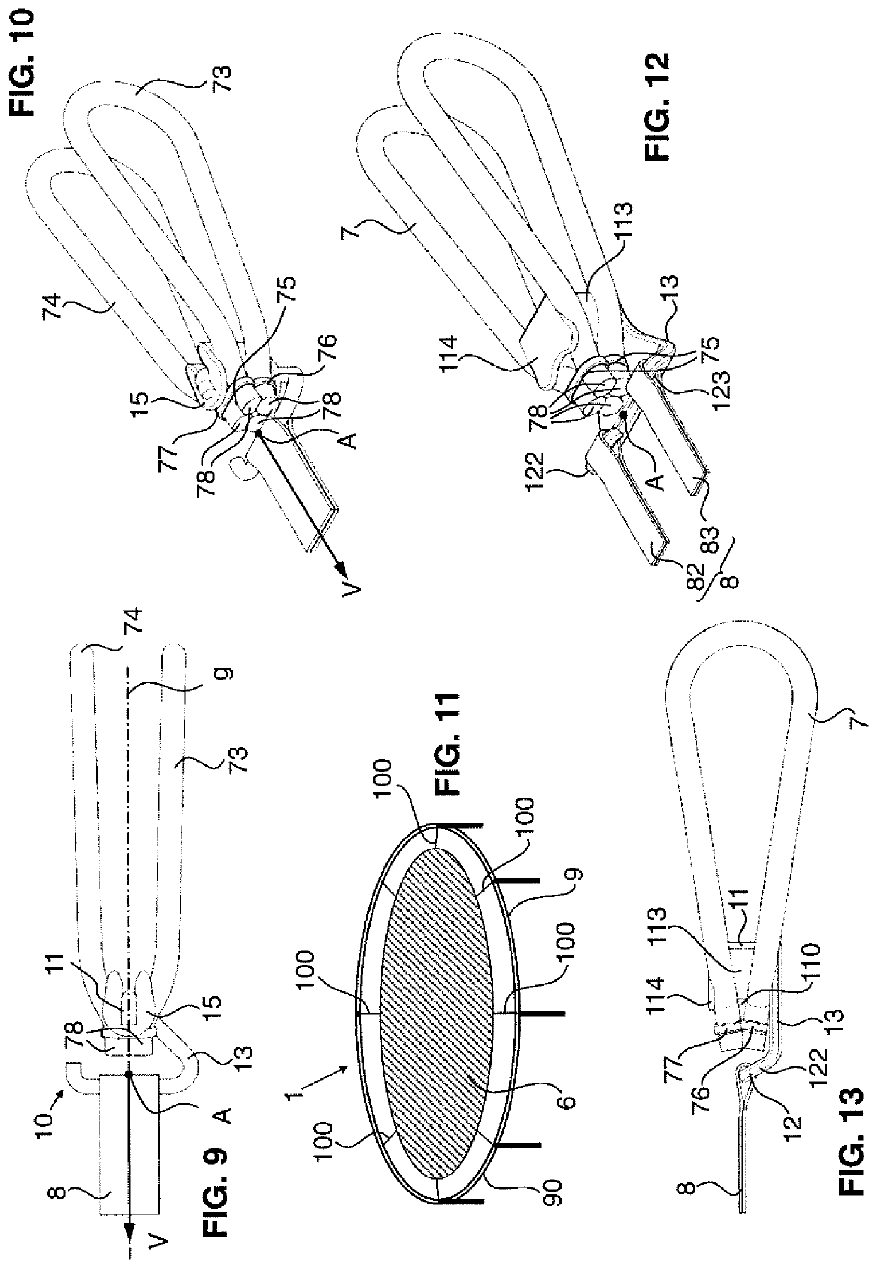 Fastening device for a trampoline