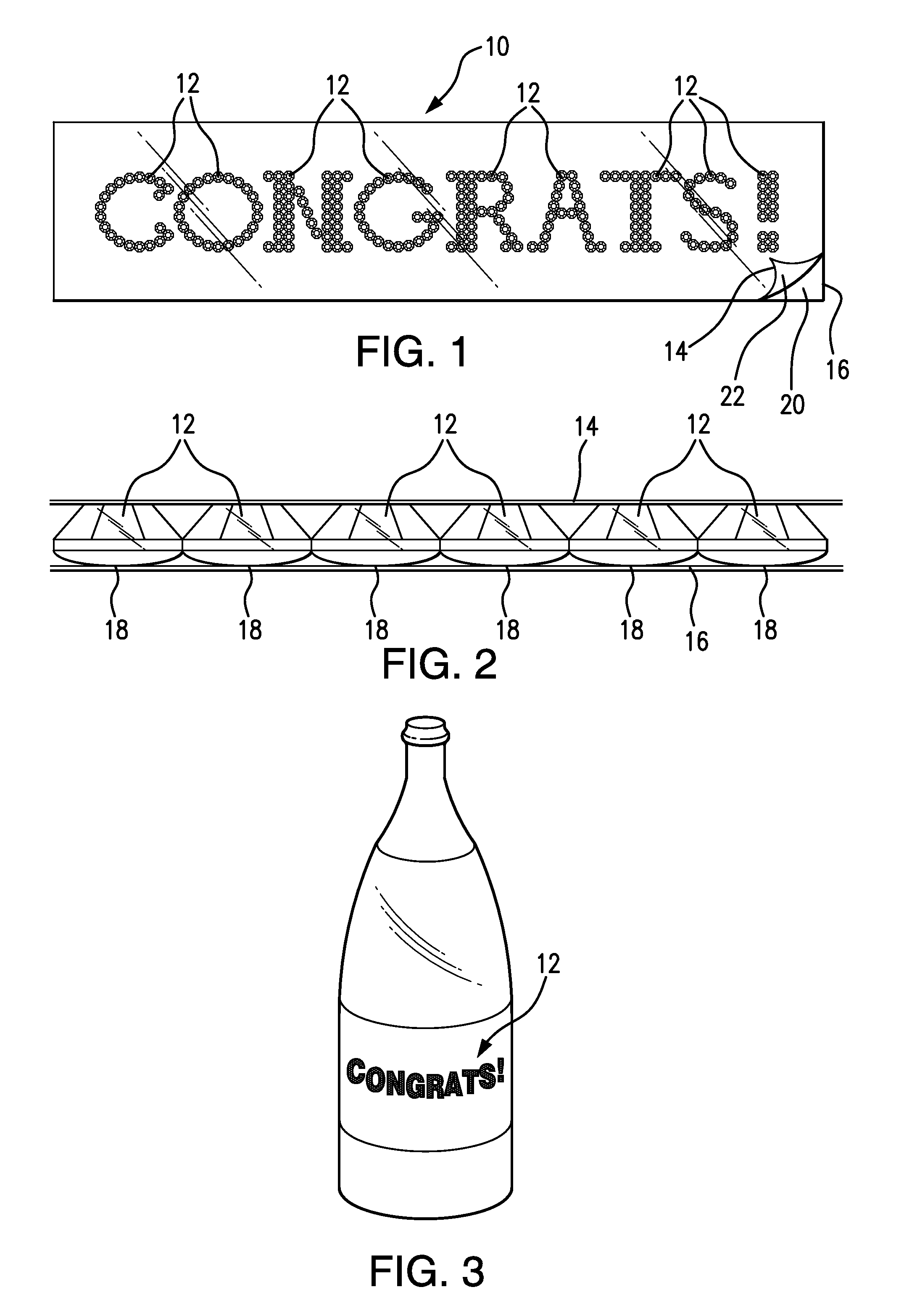 Device and method for applying decorative elements