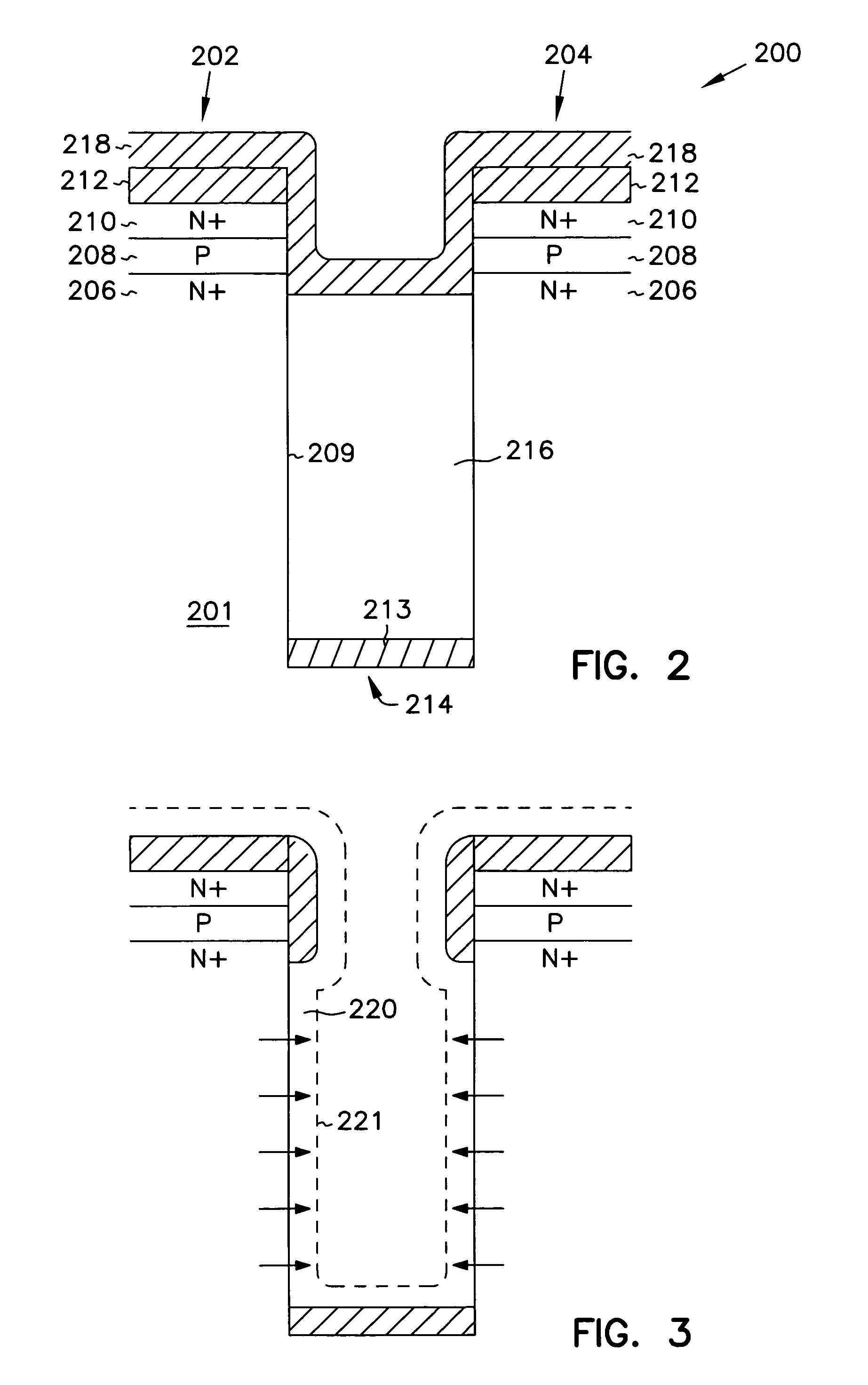 Circuits with a trench capacitor having micro-roughened semiconductor surfaces