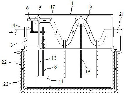 Dual-purpose flue gas waste heat utilization system of heat supply unit