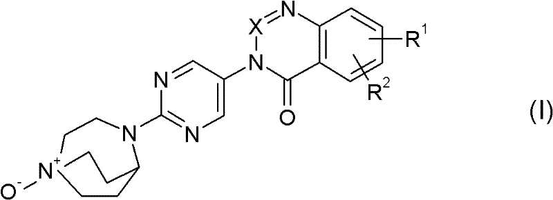 n-oxides of diazabicyclononylpyrimidine derivatives and their medicinal uses