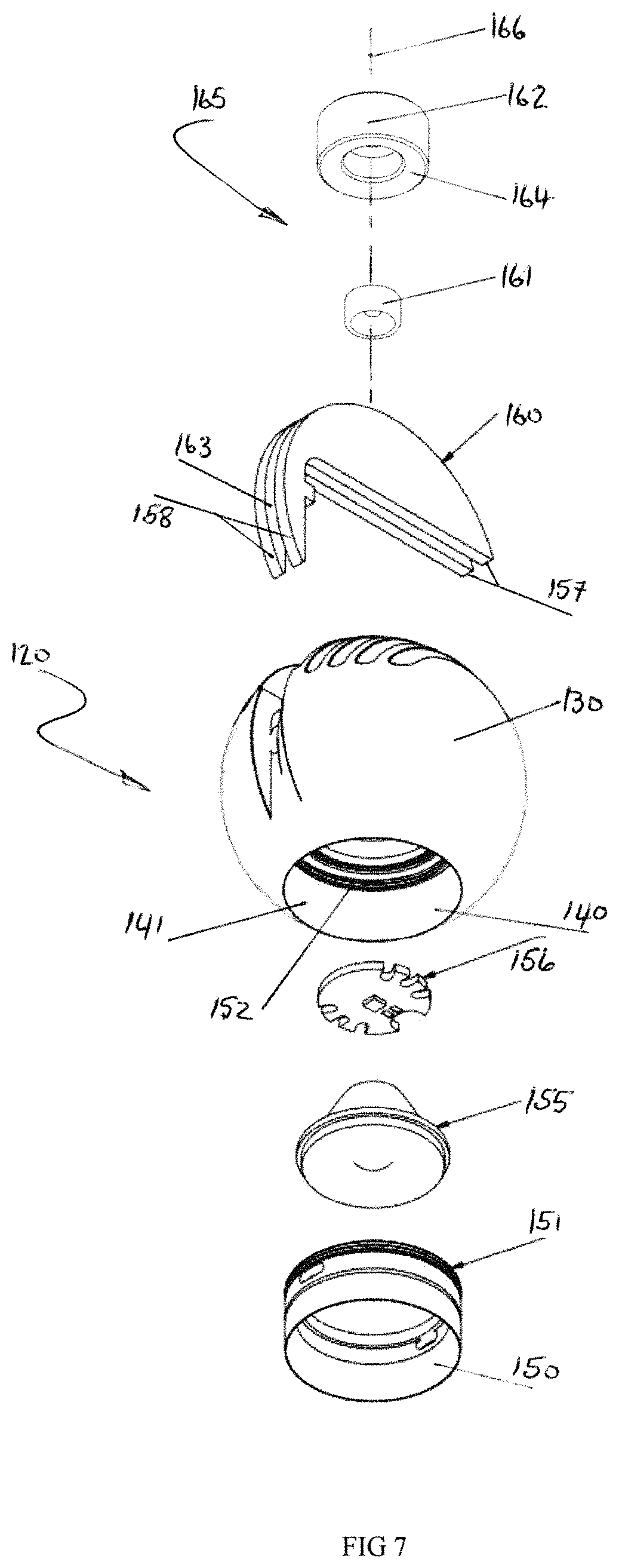 Spotlight coupling mechanism