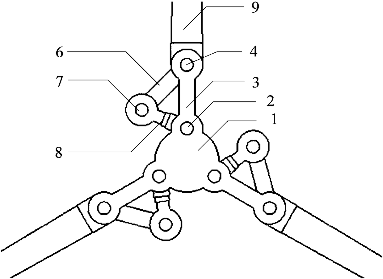 A large wind turbine blade hinge mechanism