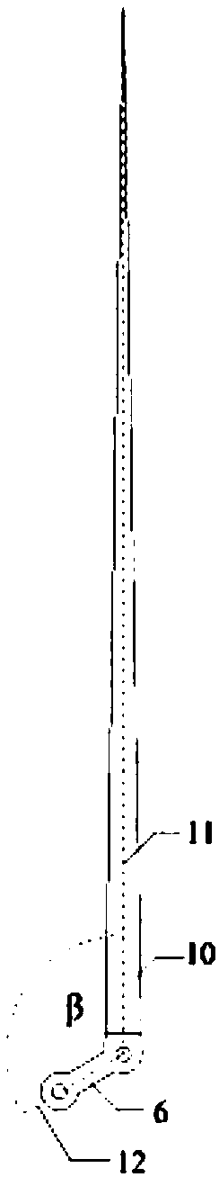 A large wind turbine blade hinge mechanism