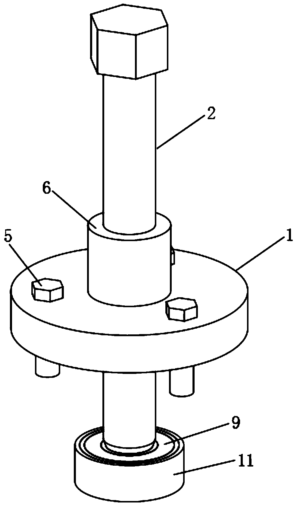 Fuel injection pump gear drawing tool