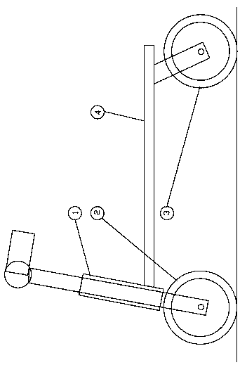 Scooter driving method and self-driving scooter