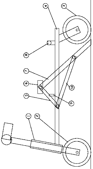 Scooter driving method and self-driving scooter