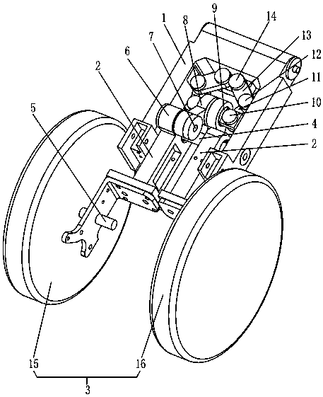 Rear suspension assembly of electric tricycle vehicle