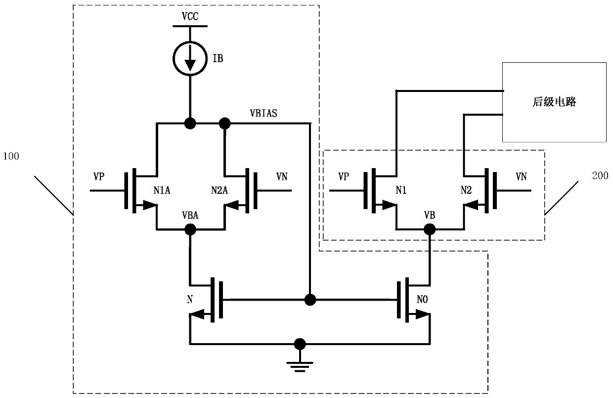 Pre-stage circuit and operational amplifier