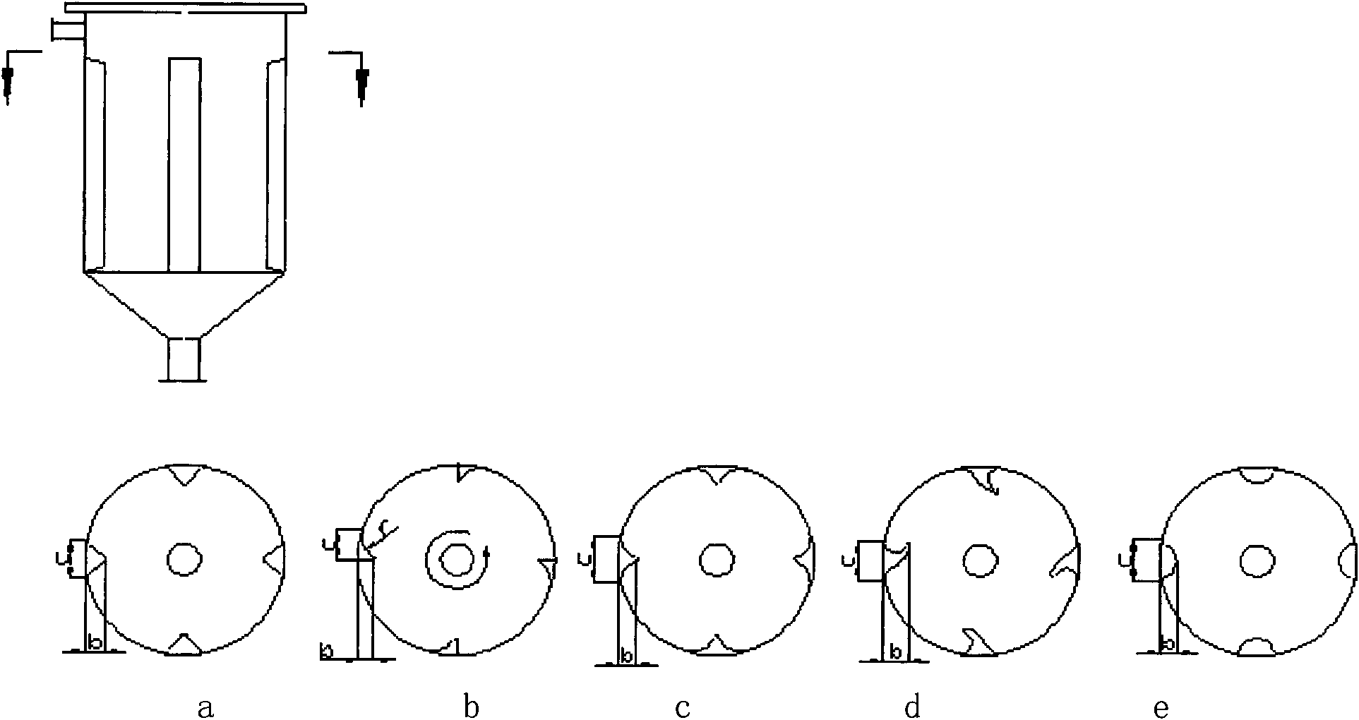 Flocculation reactor with special-shaped spoiler