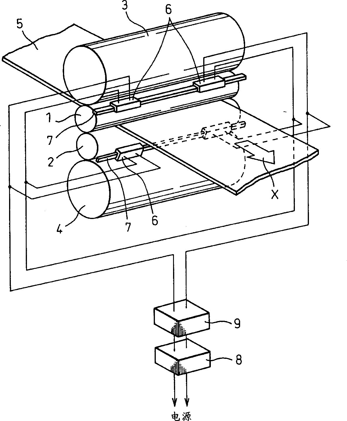Induction heating device for roll and induction heating method