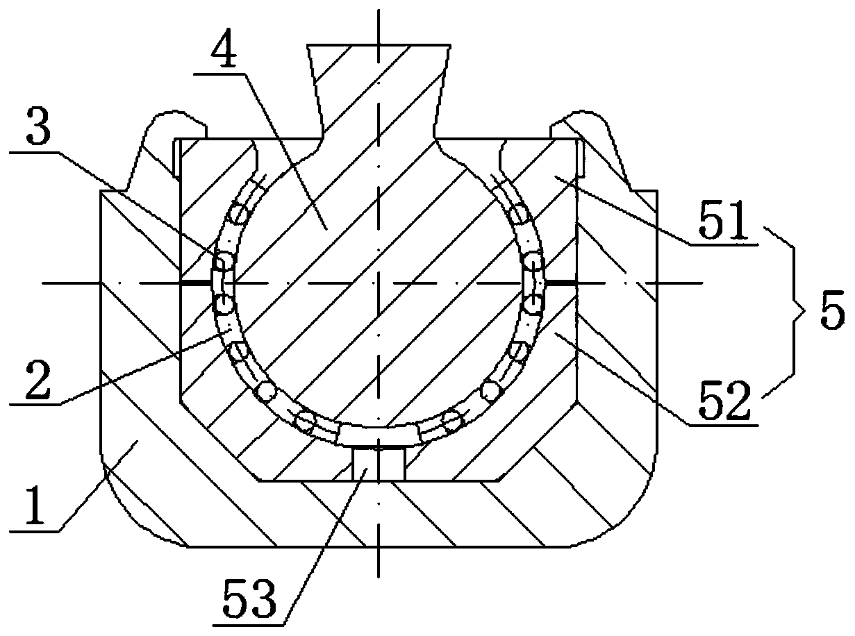 A bearing ball joint