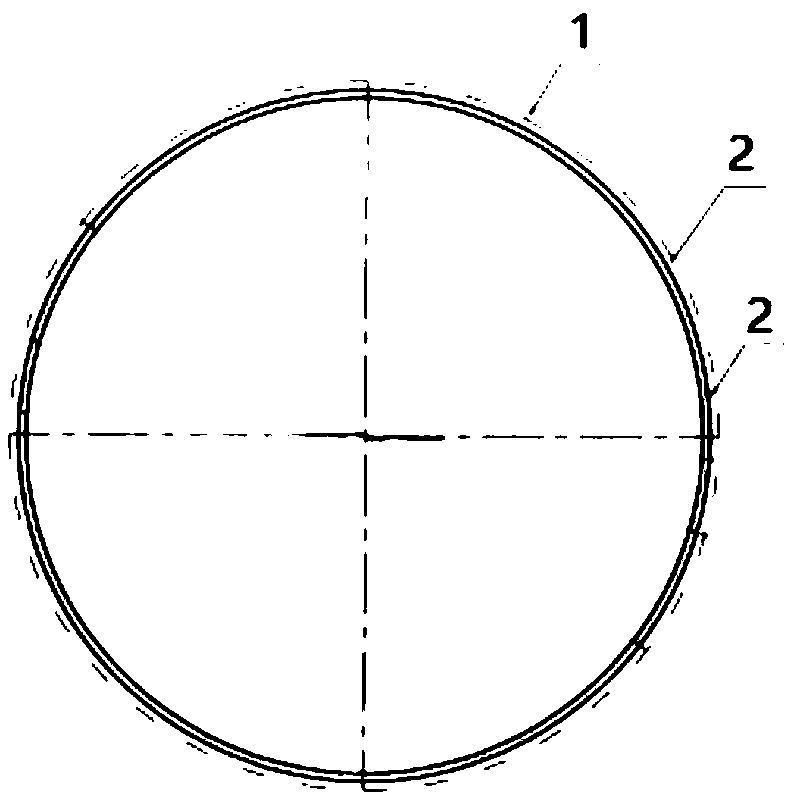 Anti-skid column body of aquatic temporary pier and construction method thereof