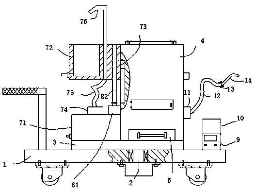 An automatic nursing equipment for patients with limited mobility in respiratory medicine