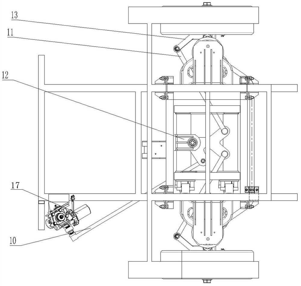 Air suspension device of sightseeing vehicle