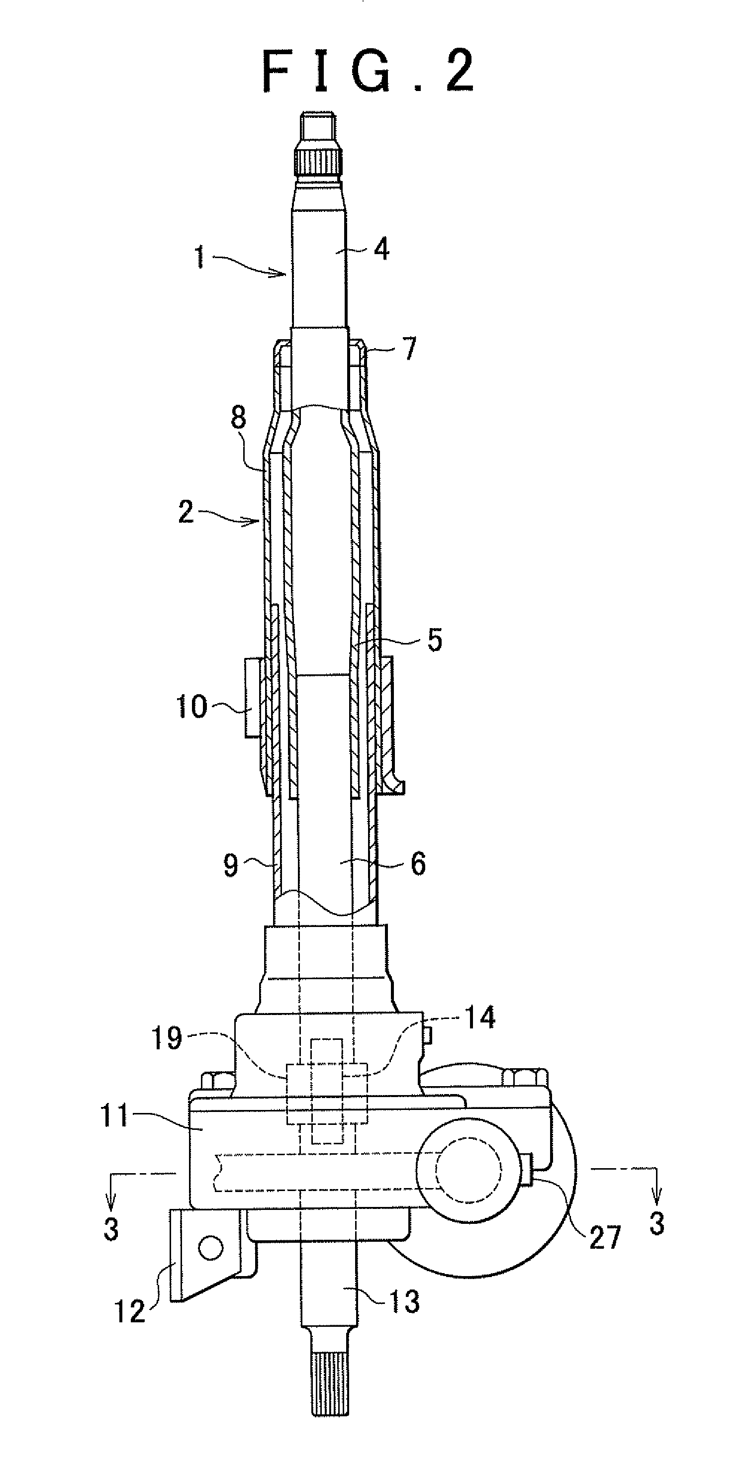 Lock device and electric power steering system