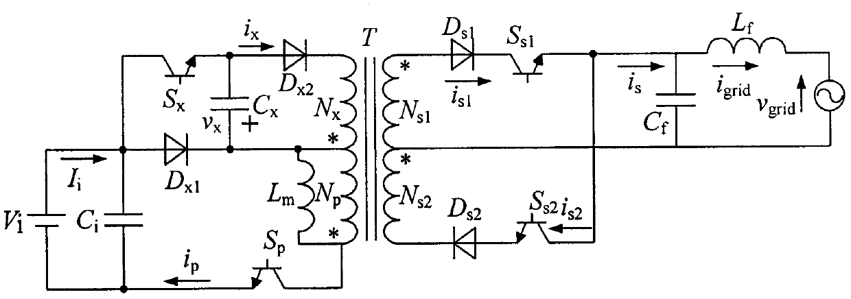 A Micro Photovoltaic Grid-Connected Inverter Based on Flyback Circuit and Active Ripple Suppression