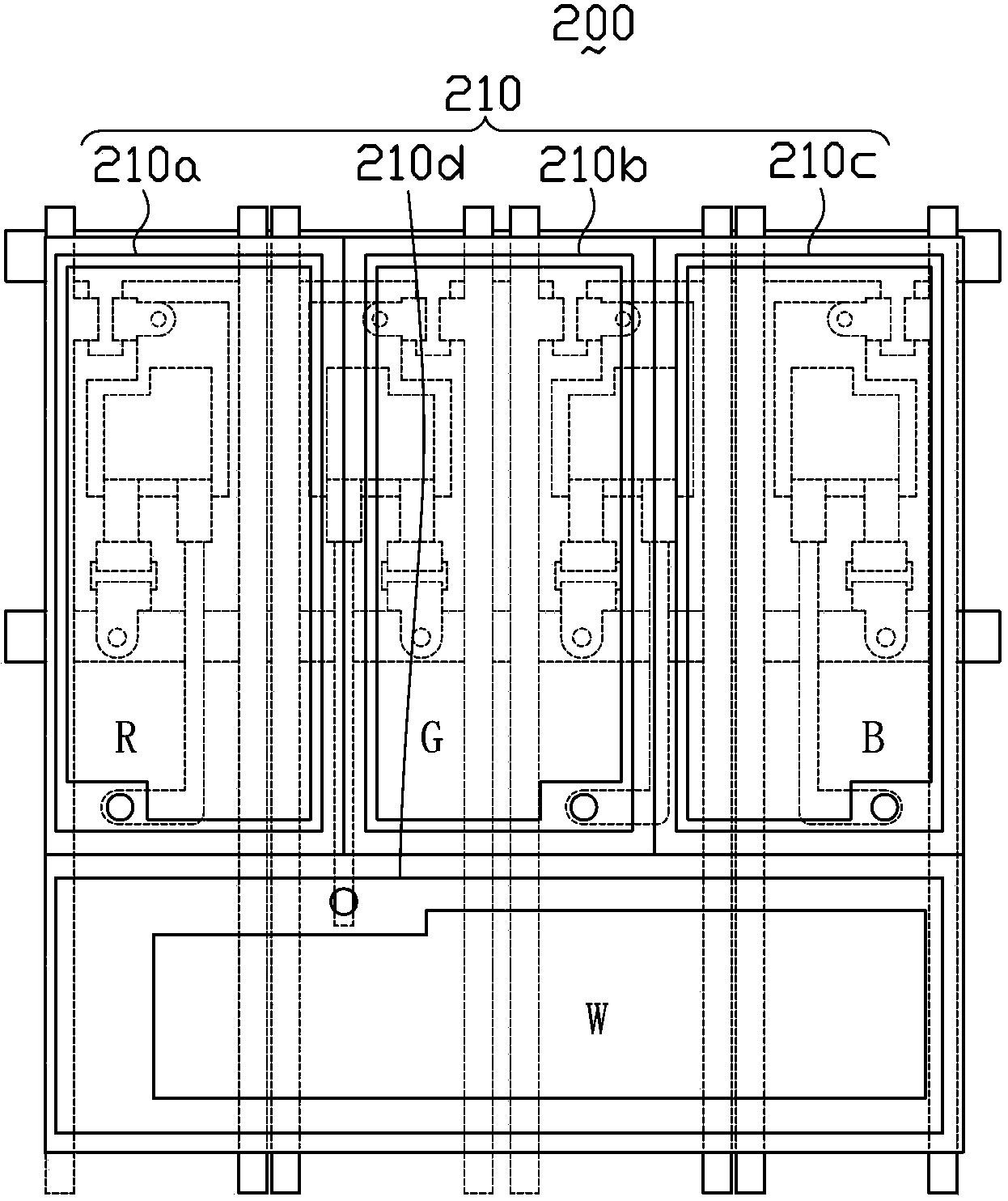 Organic light emitting display for two-dimension/three-dimension switching