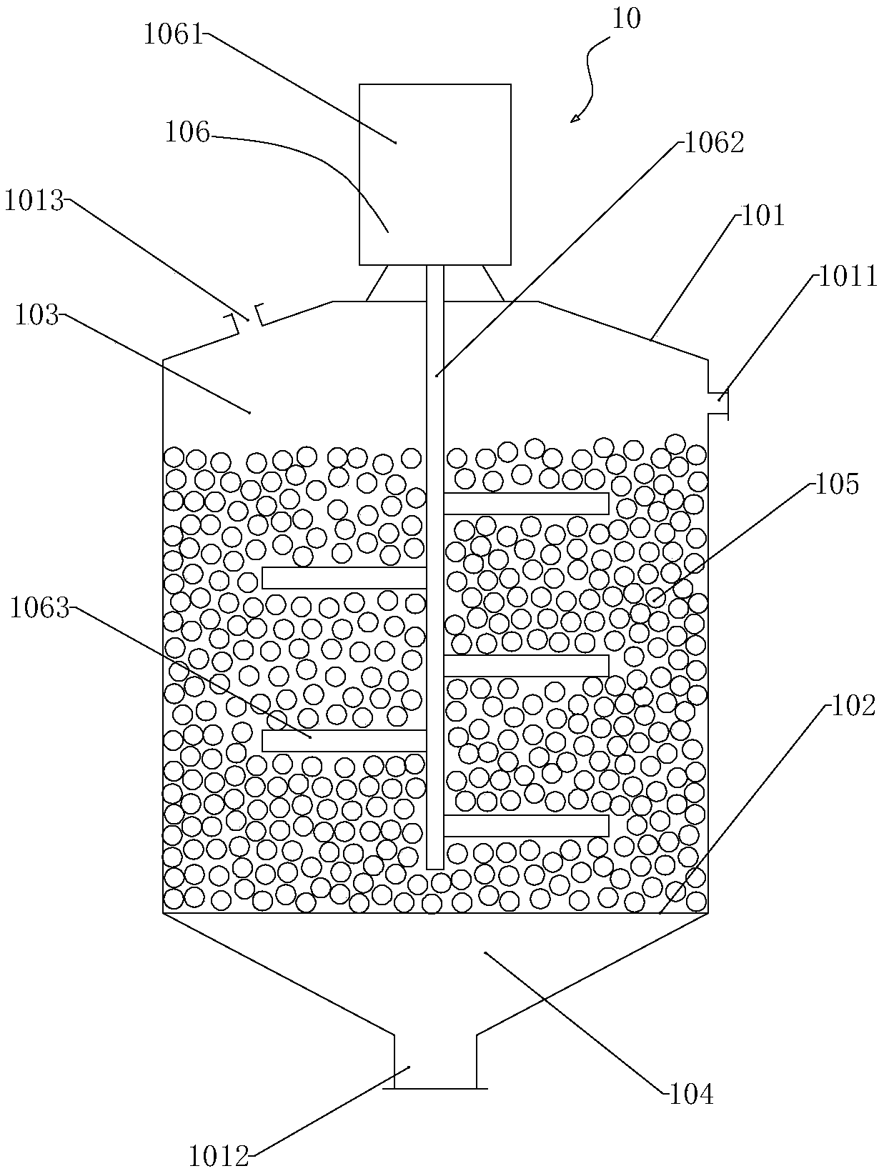 Maturation device and polymer preparation system for chemical flooding oil recovery