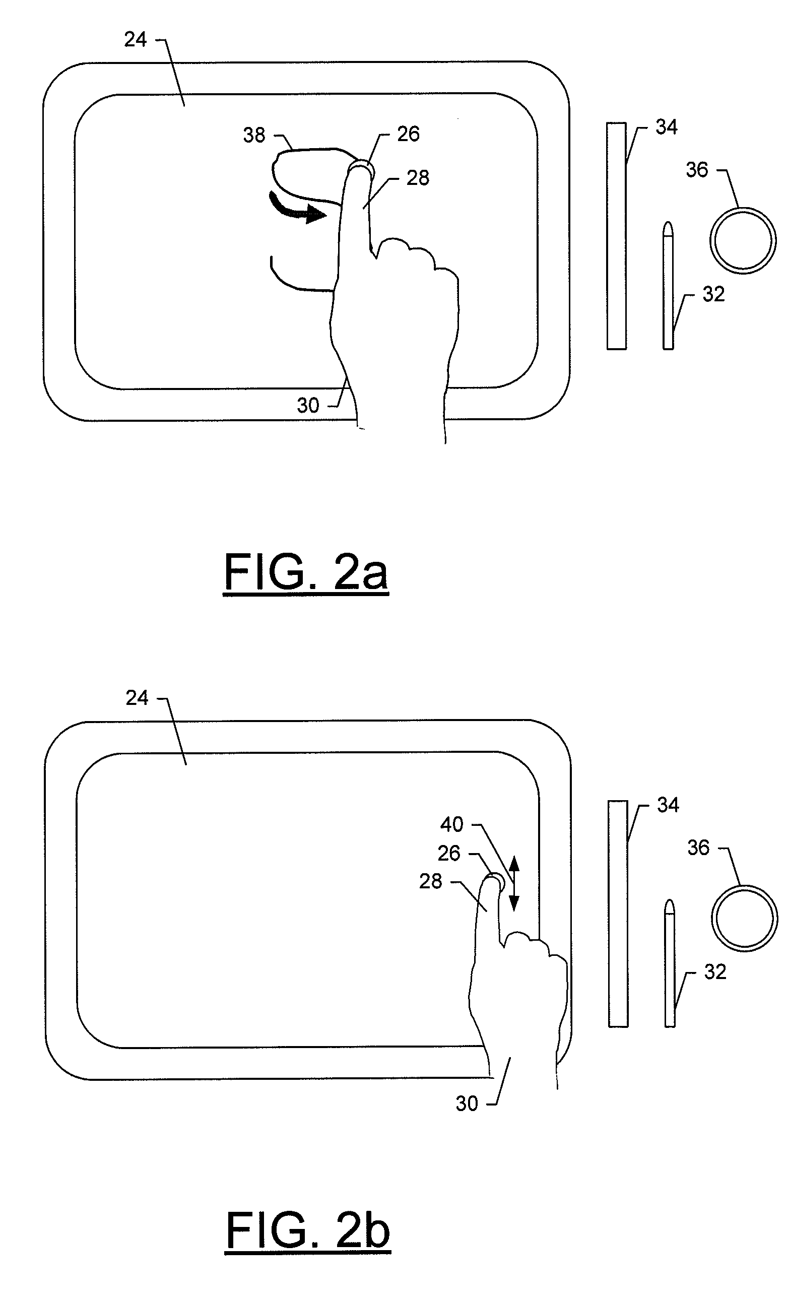 Apparatus, method and computer-readable storage medium for directing operation of a software application via a touch-sensitive surface