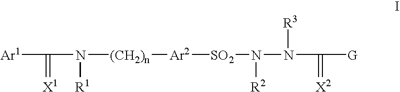 Pharmaceutically active sulfonyl hydrazide derivatives