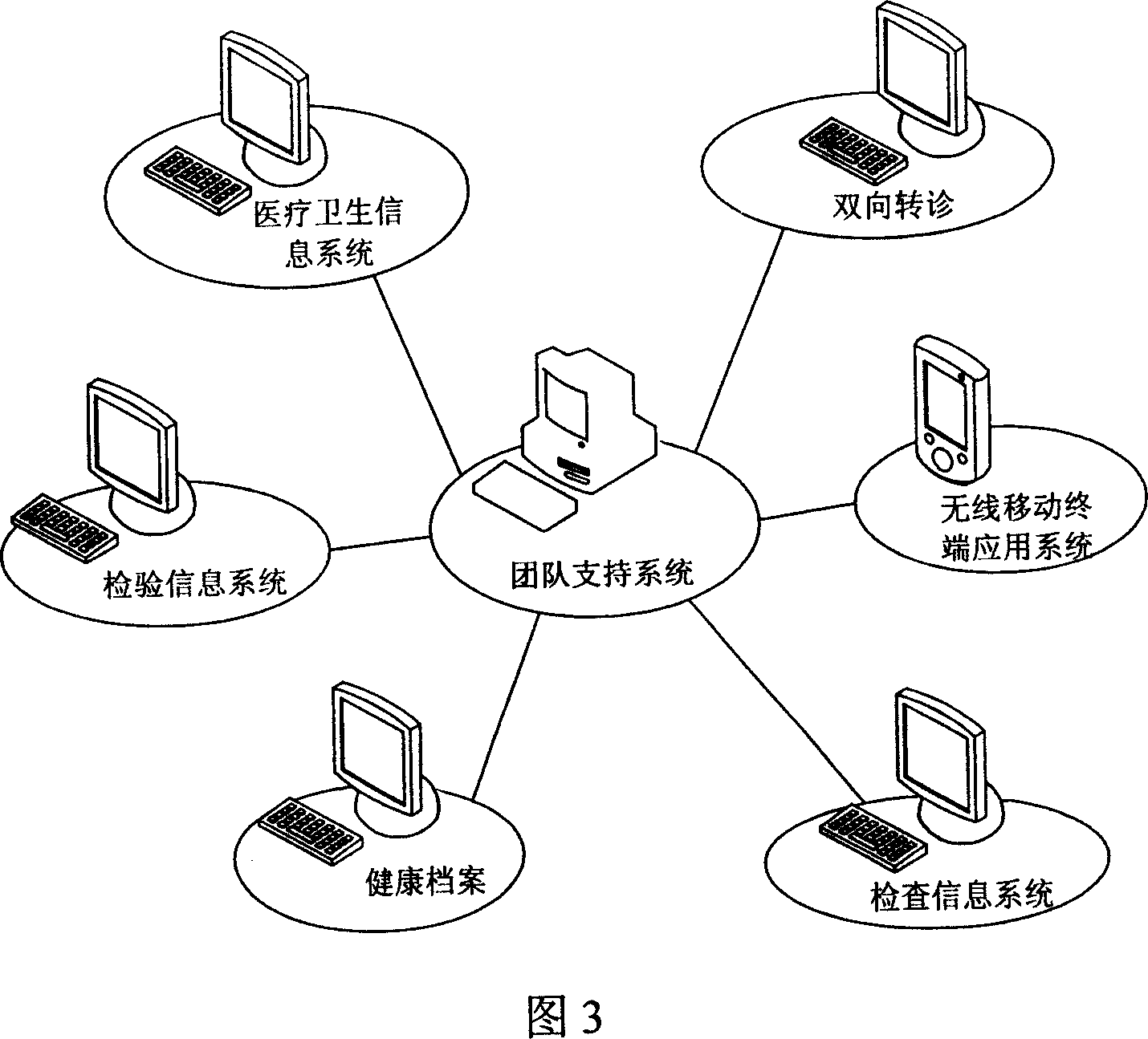 Entire information system of community sanitary group