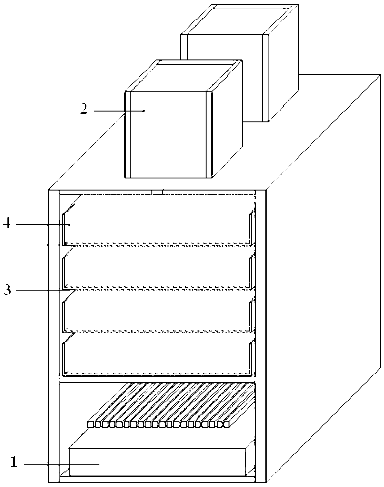 Method for preparing uniform heat treatment wood by stacking