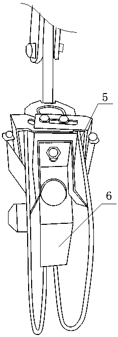 Adjustable ditching device of seeding and fertilizing machine