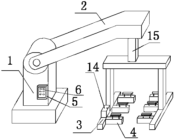 Packaging robot for home decoration plate transportation