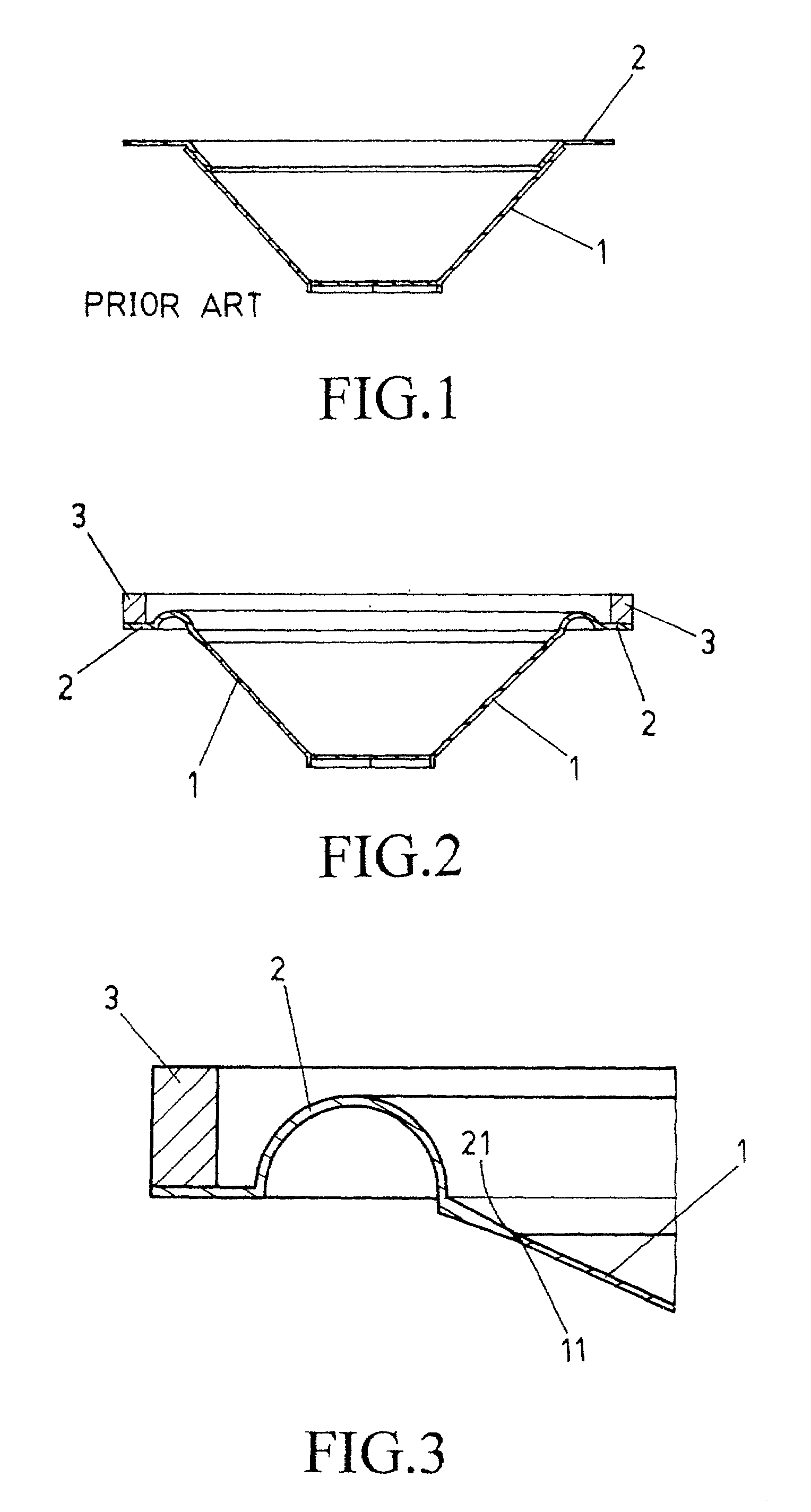 Connection of sound bowl of loudspeaker