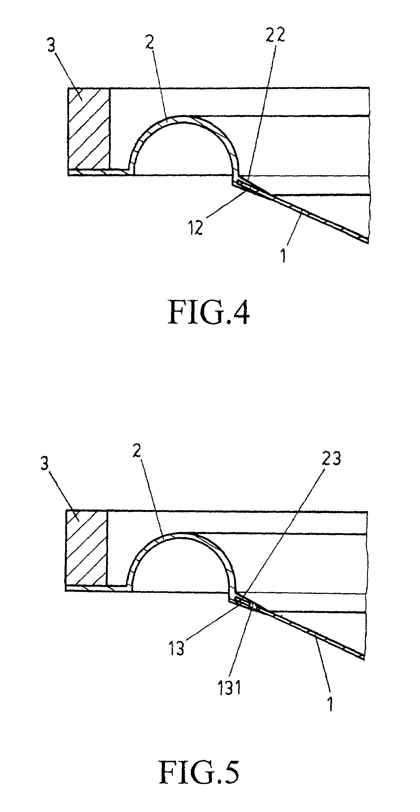 Connection of sound bowl of loudspeaker