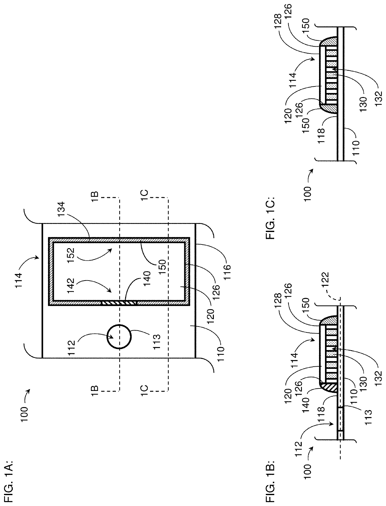 Thermoelectric device having a plurality of sealing materials