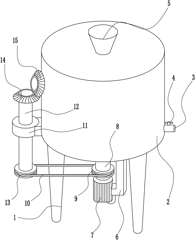 Medicine liquid mixing equipment for traditional Chinese medicine health-maintaining product factory