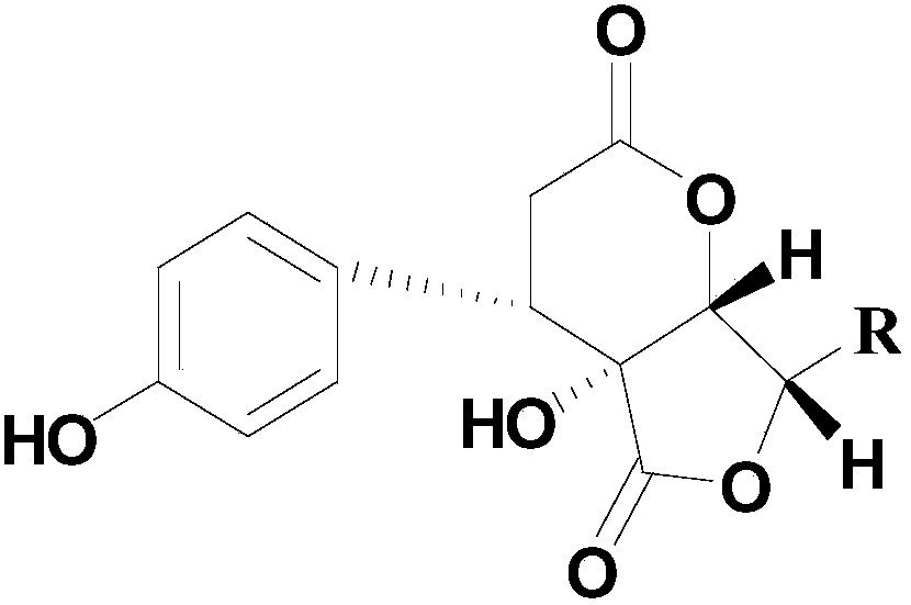 Phenyl dilactone compounds and uses in preparation of anti-complement drugs