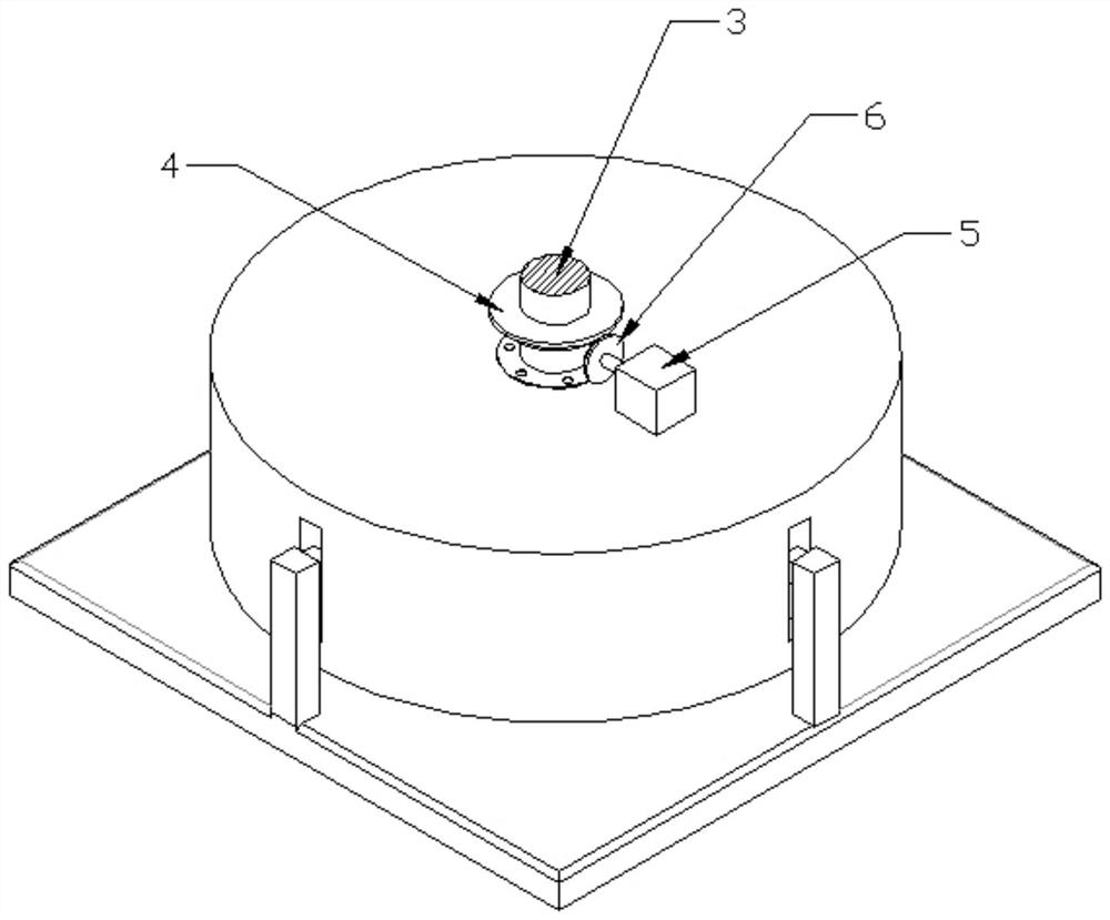 Discharging platform with IC for building worker