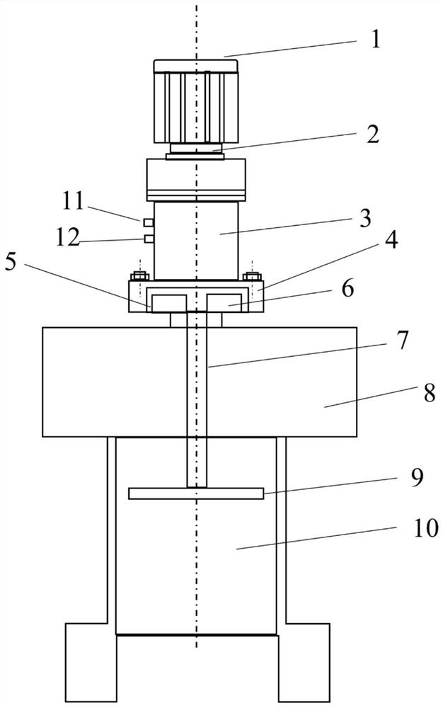 Magnetic rotary deposition device and high-temperature and high-pressure sintering furnace based on same