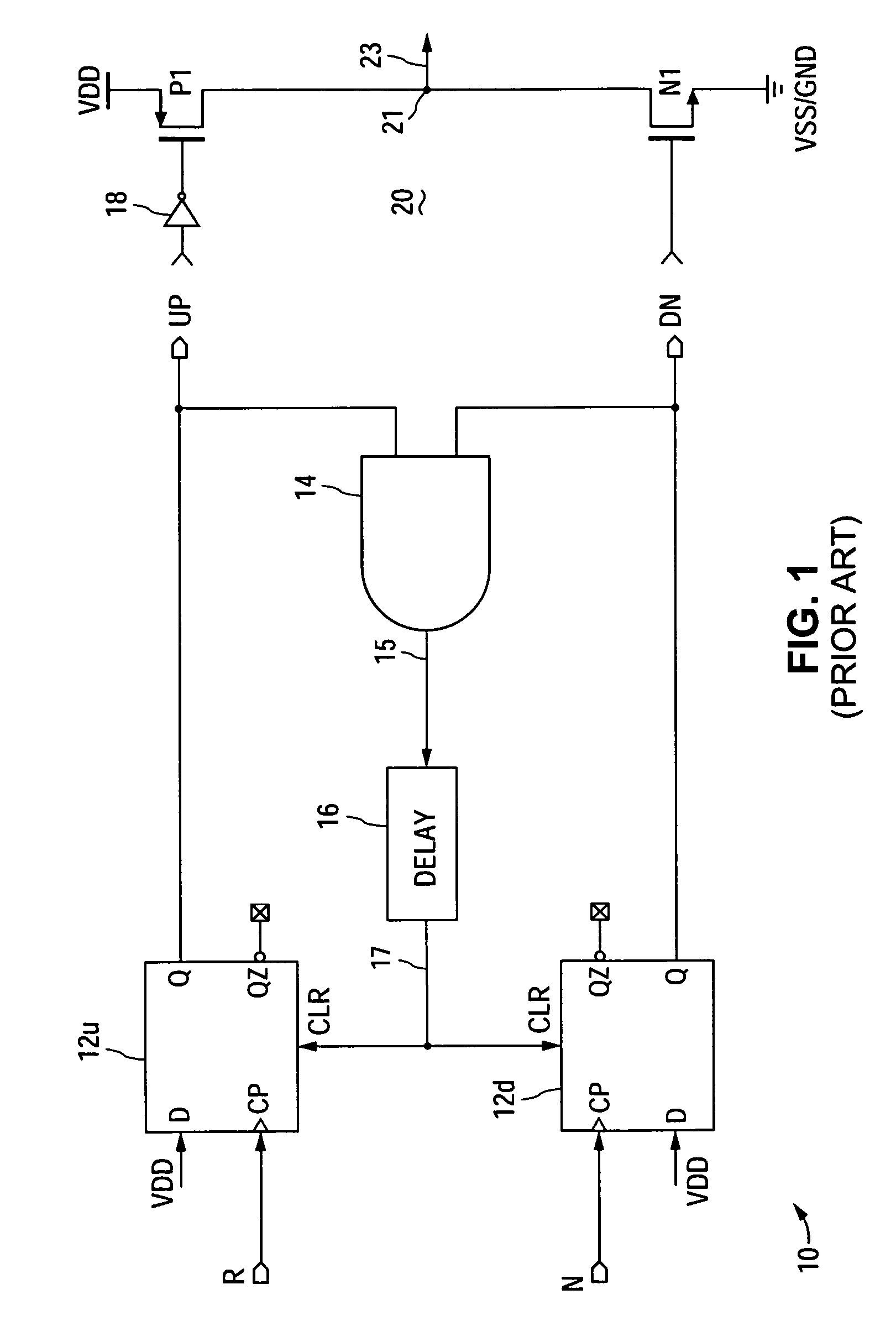 Phase-frequency detector with linear phase error gain near and during phase-lock in delta sigma phase-locked loop