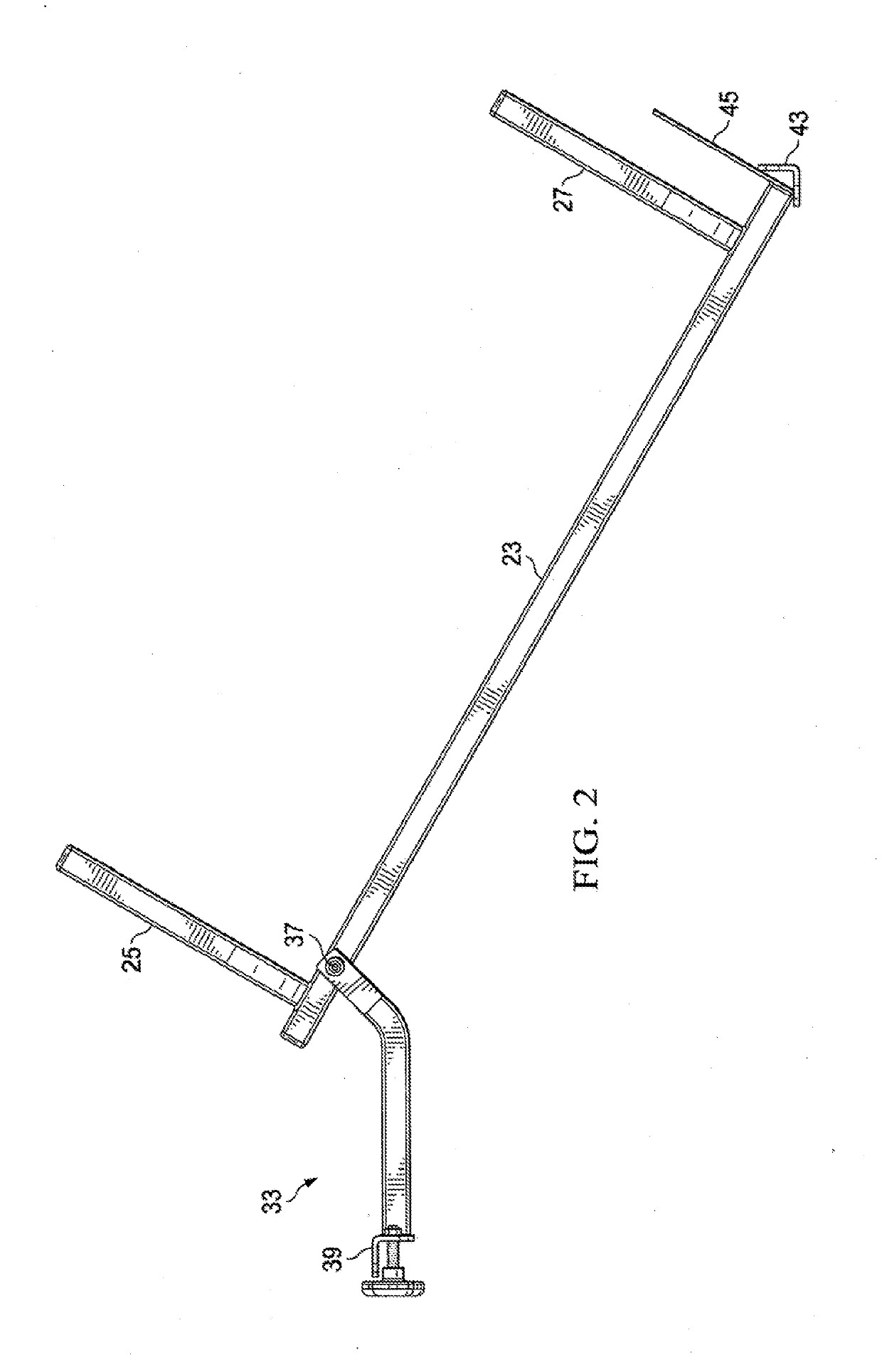 Accessory Rack for a Golf Cart