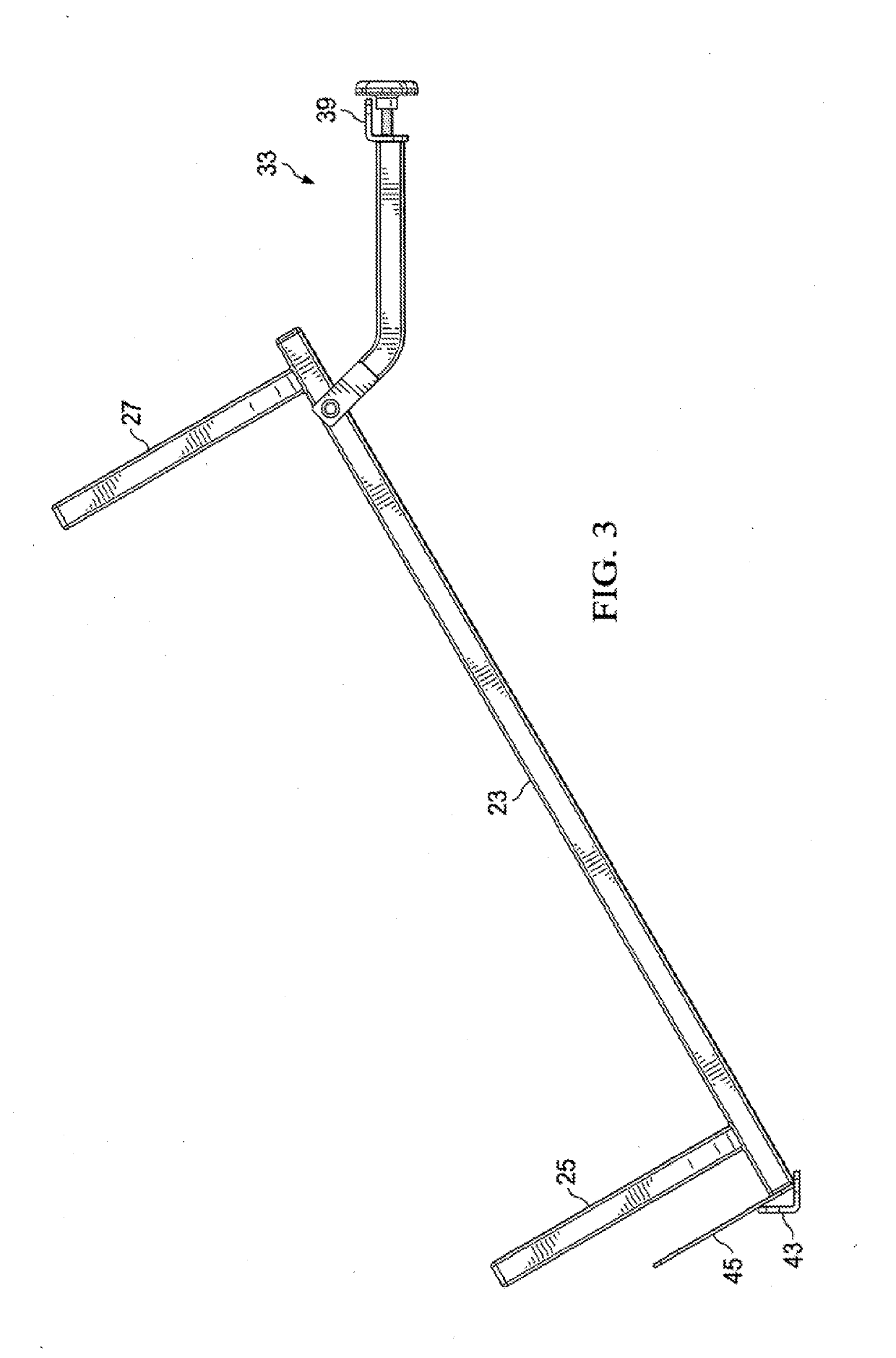 Accessory Rack for a Golf Cart