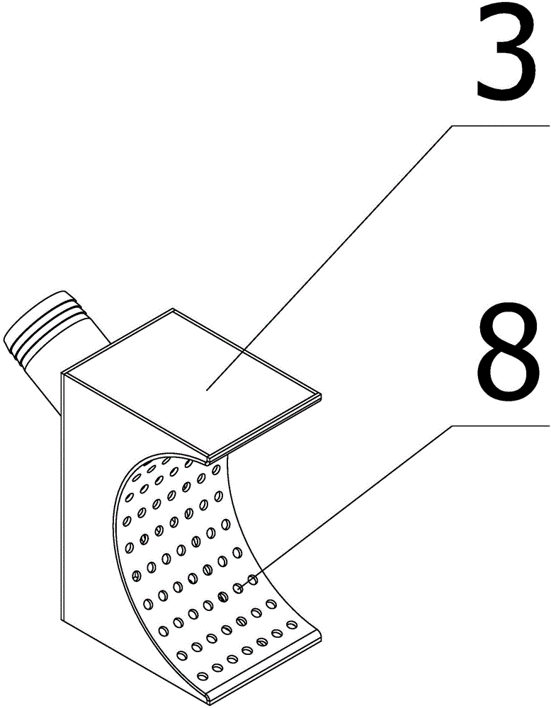 Sucker type bag holding and sleeving device