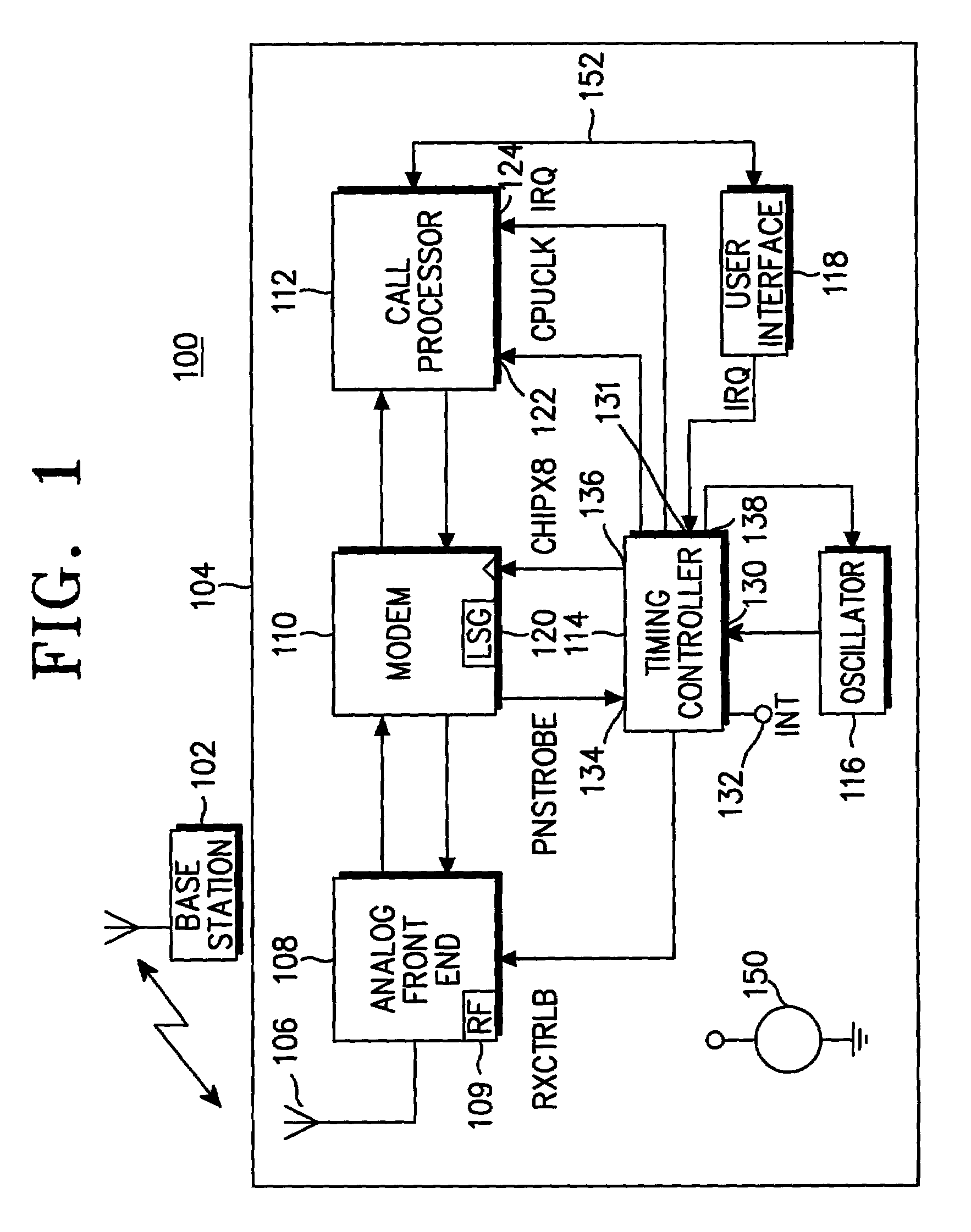 Adaptive method for reducing power consumption in a standby mode of a digital radio communication system