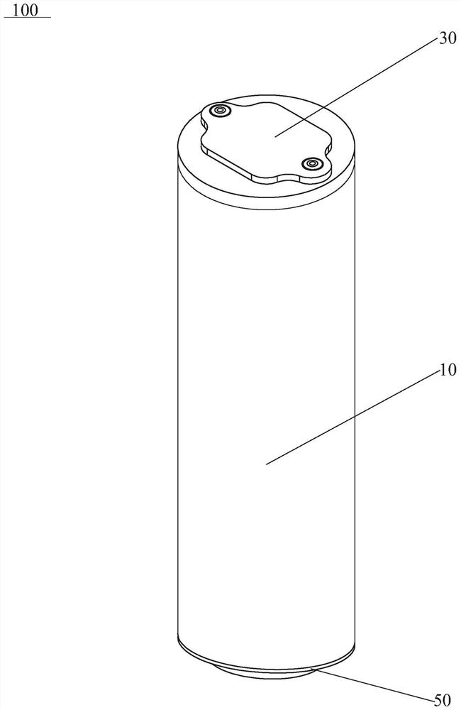 Cylindrical battery negative electrode end cover and cylindrical battery thereof
