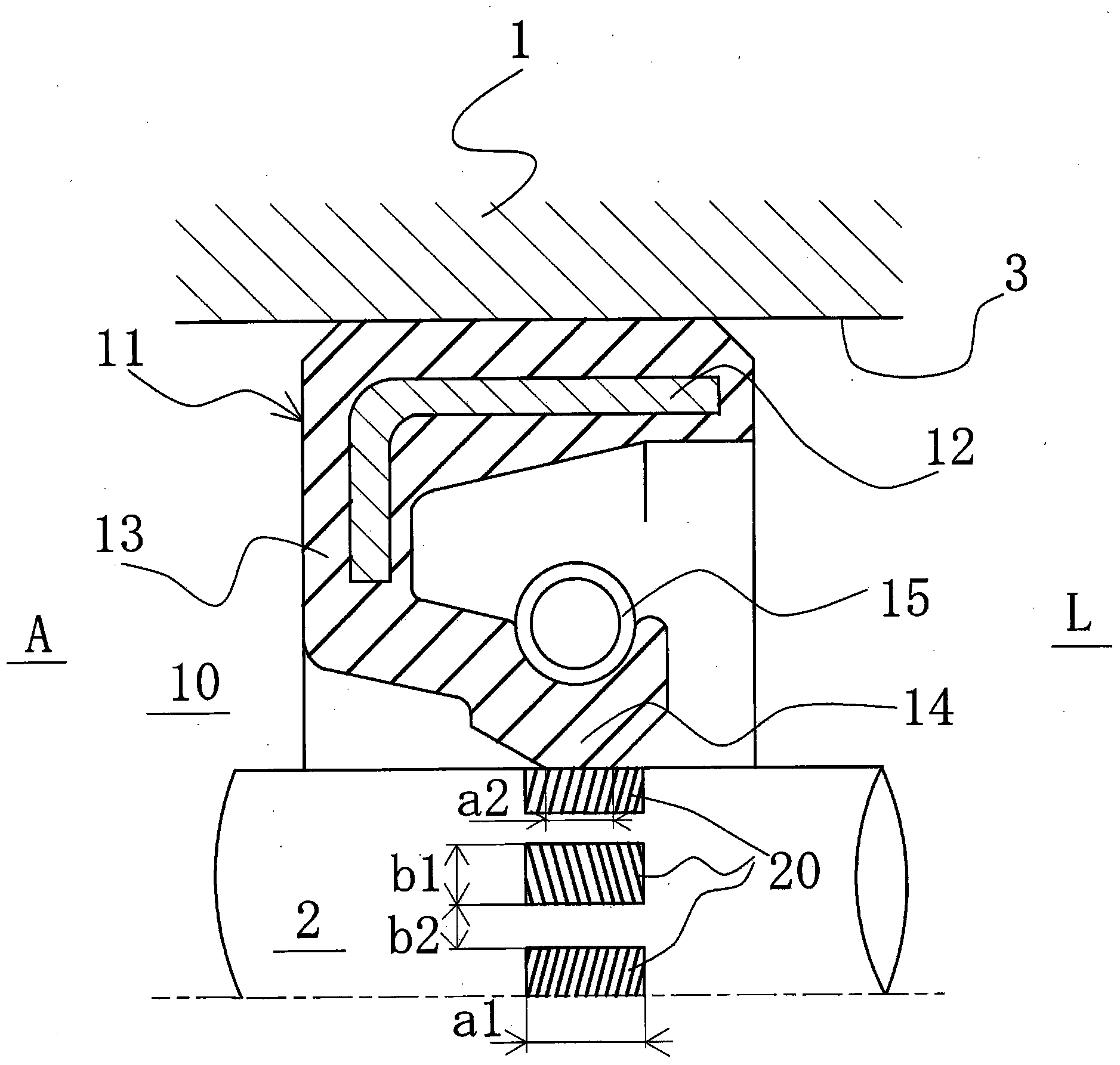 Shaft-sealing device