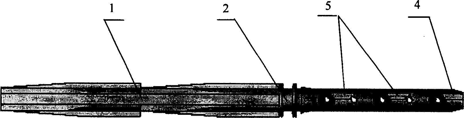 Inserting pole type irrigation device