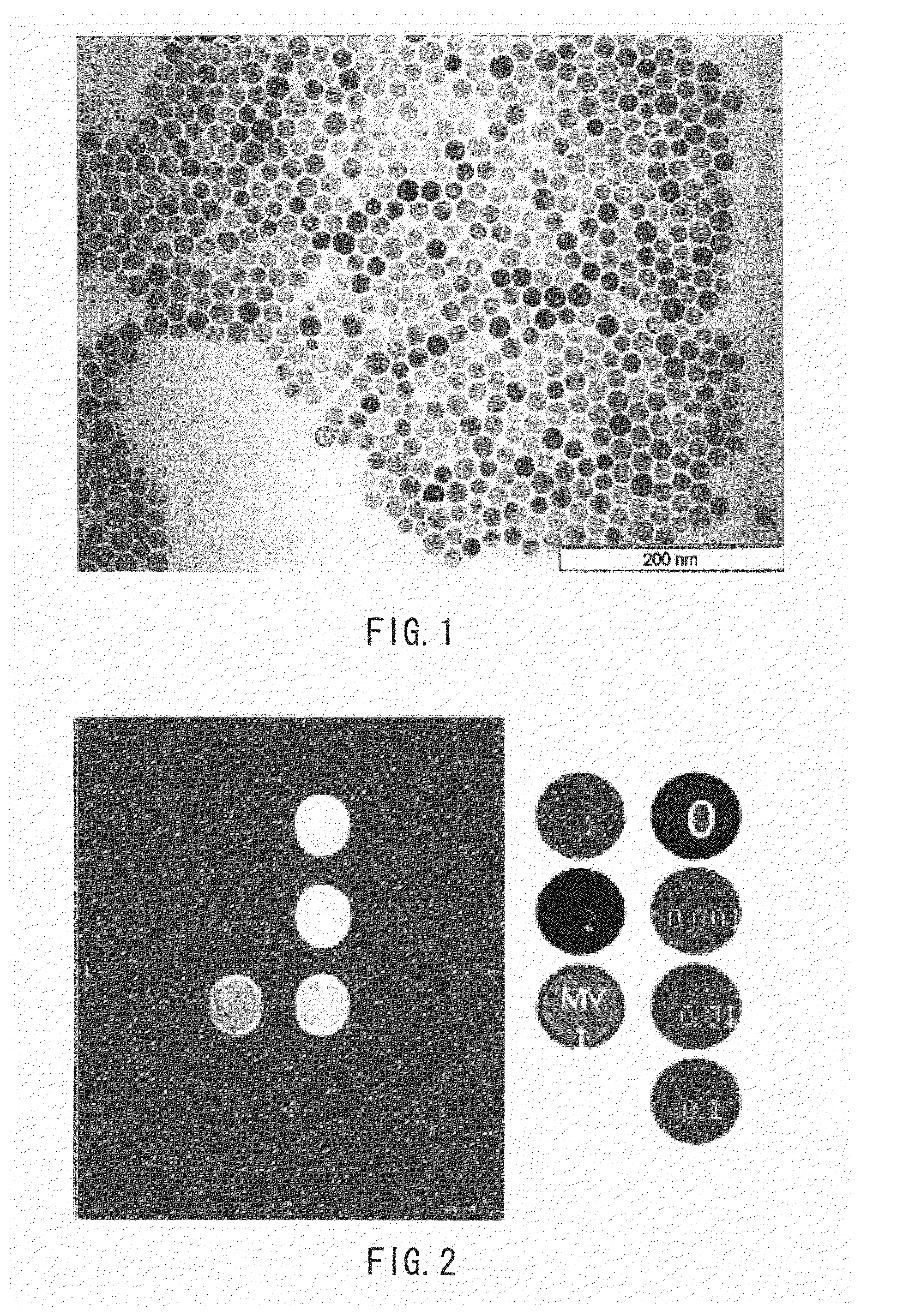 MRI contrast agent containing composite particles